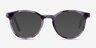 Lariat Striped AcetateEyeglass Frames from EyeBuyDirect, with Tinted Lenses