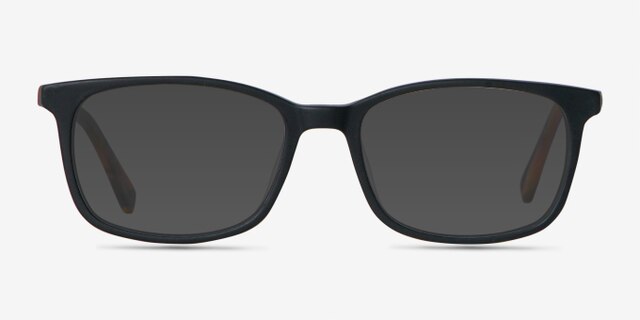 Botanist Black AcetateEyeglass Frames from EyeBuyDirect, with Tinted Lenses