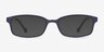 Gizmo Navy PlasticEyeglass Frames from EyeBuyDirect, with Tinted Lenses