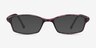 Glitch Tortoise Purple PlasticEyeglass Frames from EyeBuyDirect, with Tinted Lenses