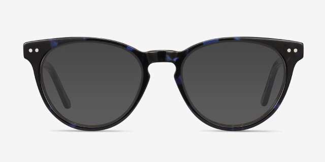Notting Hill Blue Floral AcetateEyeglass Frames from EyeBuyDirect, with Tinted Lenses