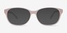 Lyle Pink AcetateEyeglass Frames from EyeBuyDirect, with Tinted Lenses