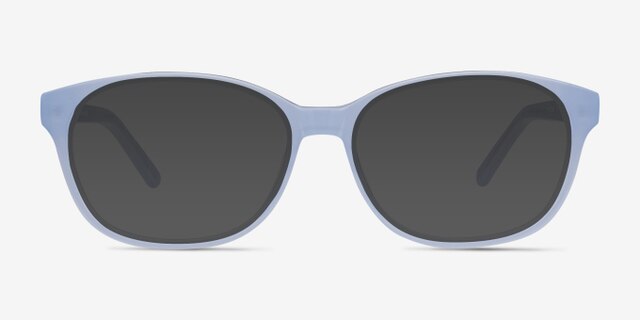 Lyle Blue AcetateEyeglass Frames from EyeBuyDirect, with Tinted Lenses