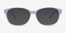 Lyle Blue AcetateEyeglass Frames from EyeBuyDirect, with Tinted Lenses