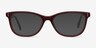 Prodigy Burgundy AcetateEyeglass Frames from EyeBuyDirect, with Tinted Lenses
