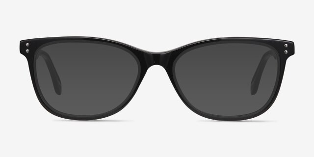 Prodigy Black AcetateEyeglass Frames from EyeBuyDirect, with Tinted Lenses
