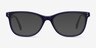 Prodigy Blue AcetateEyeglass Frames from EyeBuyDirect, with Tinted Lenses