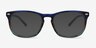 Costello Blue Striped AcetateEyeglass Frames from EyeBuyDirect, with Tinted Lenses