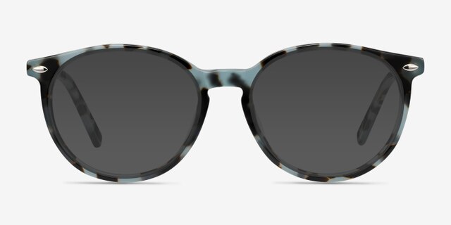 Blink Green Tortoise AcetateEyeglass Frames from EyeBuyDirect, with Tinted Lenses