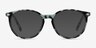 Blink Green Tortoise AcetateEyeglass Frames from EyeBuyDirect, with Tinted Lenses