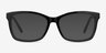 Mode Noir AcétateMontures de lunettes de vue d'EyeBuyDirect, Avec des Verres Teintés