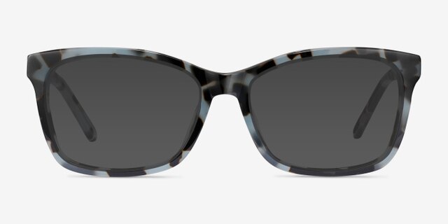 Mode Green Tortoise AcetateEyeglass Frames from EyeBuyDirect, with Tinted Lenses