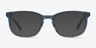 Emblem Bleu AcétateMontures de lunettes de vue d'EyeBuyDirect, Avec des Verres Teintés