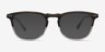 Illusion Striped Clear AcetateEyeglass Frames from EyeBuyDirect, with Tinted Lenses
