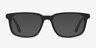 Little Bristol Black AcetateEyeglass Frames from EyeBuyDirect, with Tinted Lenses