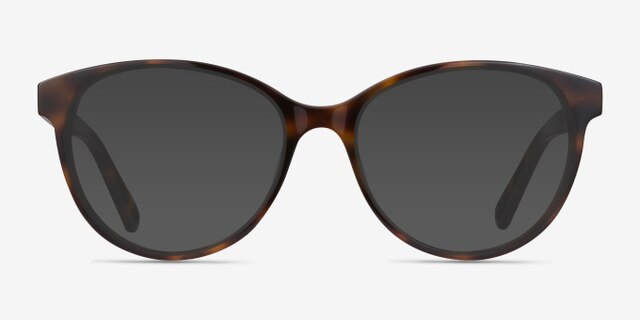 Laya Tortoise AcetateEyeglass Frames from EyeBuyDirect, with Tinted Lenses
