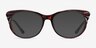 Mariposa Red Tortoise AcetateEyeglass Frames from EyeBuyDirect, with Tinted Lenses