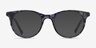 Delle Gray Floral AcétateMontures de lunettes de vue d'EyeBuyDirect, Avec des Verres Teintés
