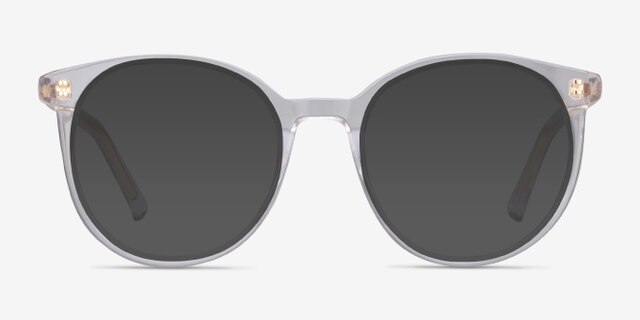 Noun Clear AcetateEyeglass Frames from EyeBuyDirect, with Tinted Lenses