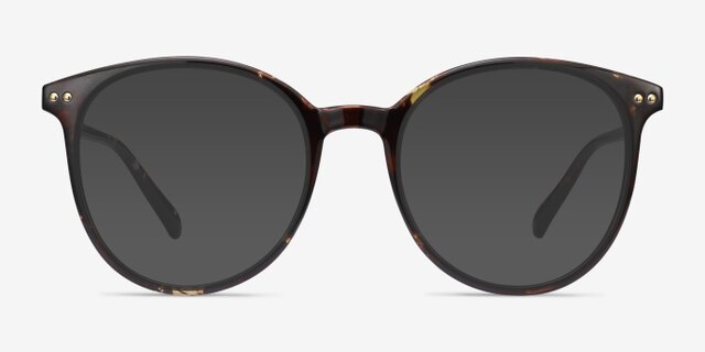 Noun Tortoise PlasticEyeglass Frames from EyeBuyDirect, with Tinted Lenses
