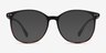 Lucia Black Tortoise PlasticEyeglass Frames from EyeBuyDirect, with Tinted Lenses