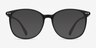 Lucia Matte Black PlasticEyeglass Frames from EyeBuyDirect, with Tinted Lenses
