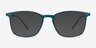 Trenton Vert PlastiqueMontures de lunettes de vue d'EyeBuyDirect, Avec des Verres Teintés