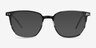 Regalia Gray Striped AcetateEyeglass Frames from EyeBuyDirect, with Tinted Lenses