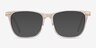 Sebastian Rose Gold Acetate-metalEyeglass Frames from EyeBuyDirect, with Tinted Lenses