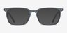 Etched Clear Blue AcétateMontures de lunettes de vue d'EyeBuyDirect, Avec des Verres Teintés
