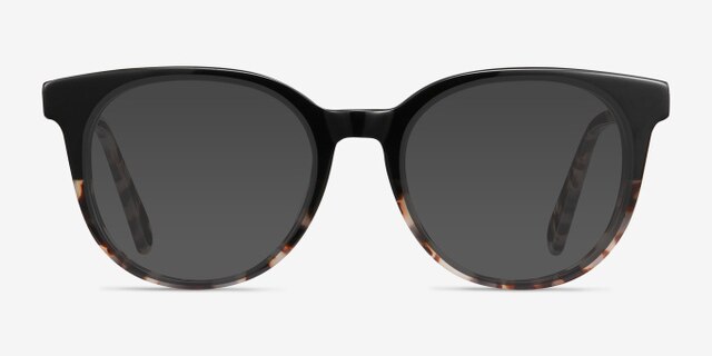 Rialto Black Tortoise AcétateMontures de lunettes de vue d'EyeBuyDirect, Avec des Verres Teintés