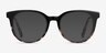 Rialto Black Tortoise AcétateMontures de lunettes de vue d'EyeBuyDirect, Avec des Verres Teintés
