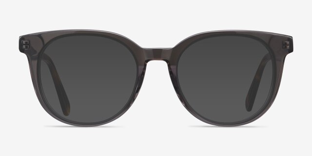 Rialto Gray AcetateEyeglass Frames from EyeBuyDirect, with Tinted Lenses