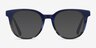 Rialto Blue Floral AcétateMontures de lunettes de vue d'EyeBuyDirect, Avec des Verres Teintés