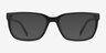 Demo Black AcetateEyeglass Frames from EyeBuyDirect, with Tinted Lenses