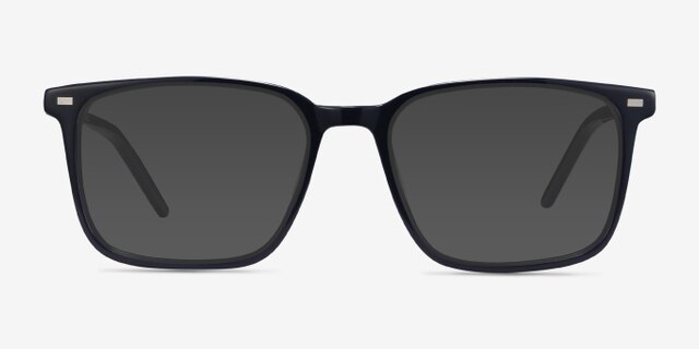 Chief Navy AcetateEyeglass Frames from EyeBuyDirect, with Tinted Lenses