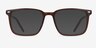 Chief Brown AcetateEyeglass Frames from EyeBuyDirect, with Tinted Lenses