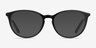 Messenger Black AcetateEyeglass Frames from EyeBuyDirect, with Tinted Lenses