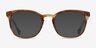 Keen Brown AcetateEyeglass Frames from EyeBuyDirect, with Tinted Lenses