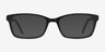 Mesquite Noir AcétateMontures de lunettes de vue d'EyeBuyDirect, Avec des Verres Teintés