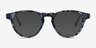 Marine Blue Tortoise AcetateEyeglass Frames from EyeBuyDirect, with Tinted Lenses