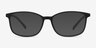 Median Black PlasticEyeglass Frames from EyeBuyDirect, with Tinted Lenses