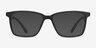 Alaska Black PlasticEyeglass Frames from EyeBuyDirect, with Tinted Lenses
