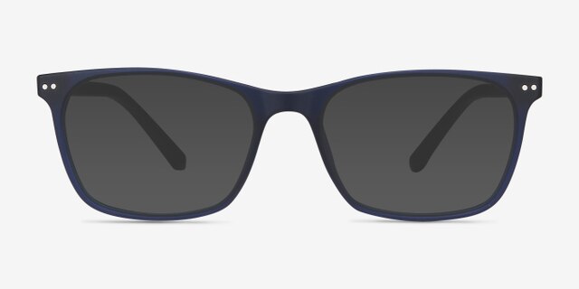 Arctic Blue PlasticEyeglass Frames from EyeBuyDirect, with Tinted Lenses