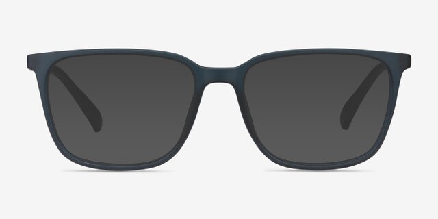 Stride Navy PlasticEyeglass Frames from EyeBuyDirect, with Tinted Lenses