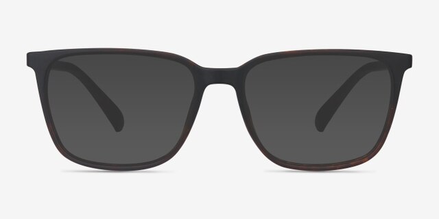 Stride Tortoise PlasticEyeglass Frames from EyeBuyDirect, with Tinted Lenses
