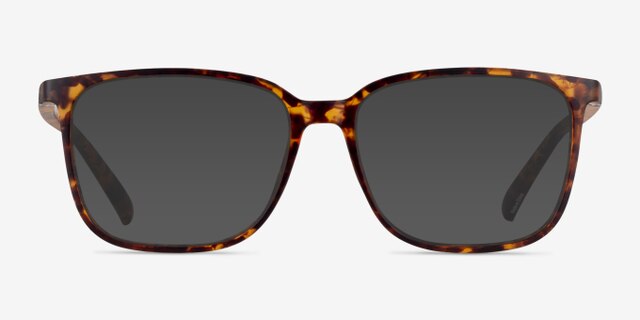 Stride Tortoise PlasticEyeglass Frames from EyeBuyDirect, with Tinted Lenses