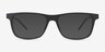Karat Noir Plastic-metalMontures de lunettes de vue d'EyeBuyDirect, Avec des Verres Teintés