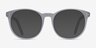 Primrose Matte Clear AcétateMontures de lunettes de vue d'EyeBuyDirect, Avec des Verres Teintés