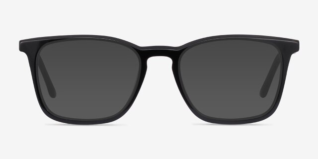 Phoenix Noir AcétateMontures de lunettes de vue d'EyeBuyDirect, Avec des Verres Teintés
